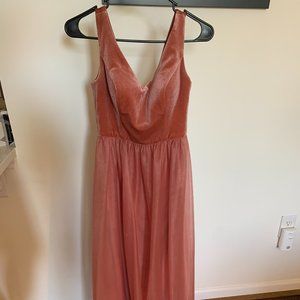 English Rose Renzrags V neck Dress LV550